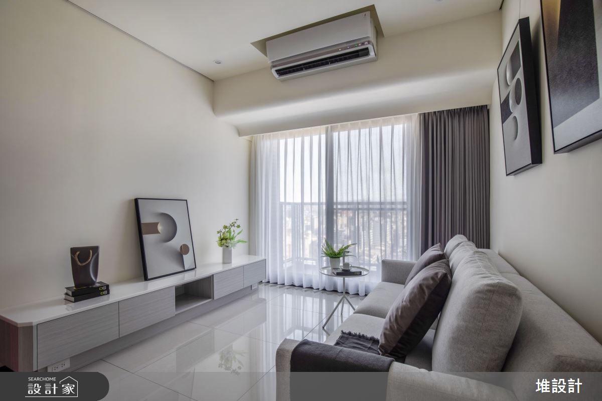 17坪新成屋(5年以下)＿現代北歐風客廳案例圖片＿堆設計室內裝修＿堆設計_12之6