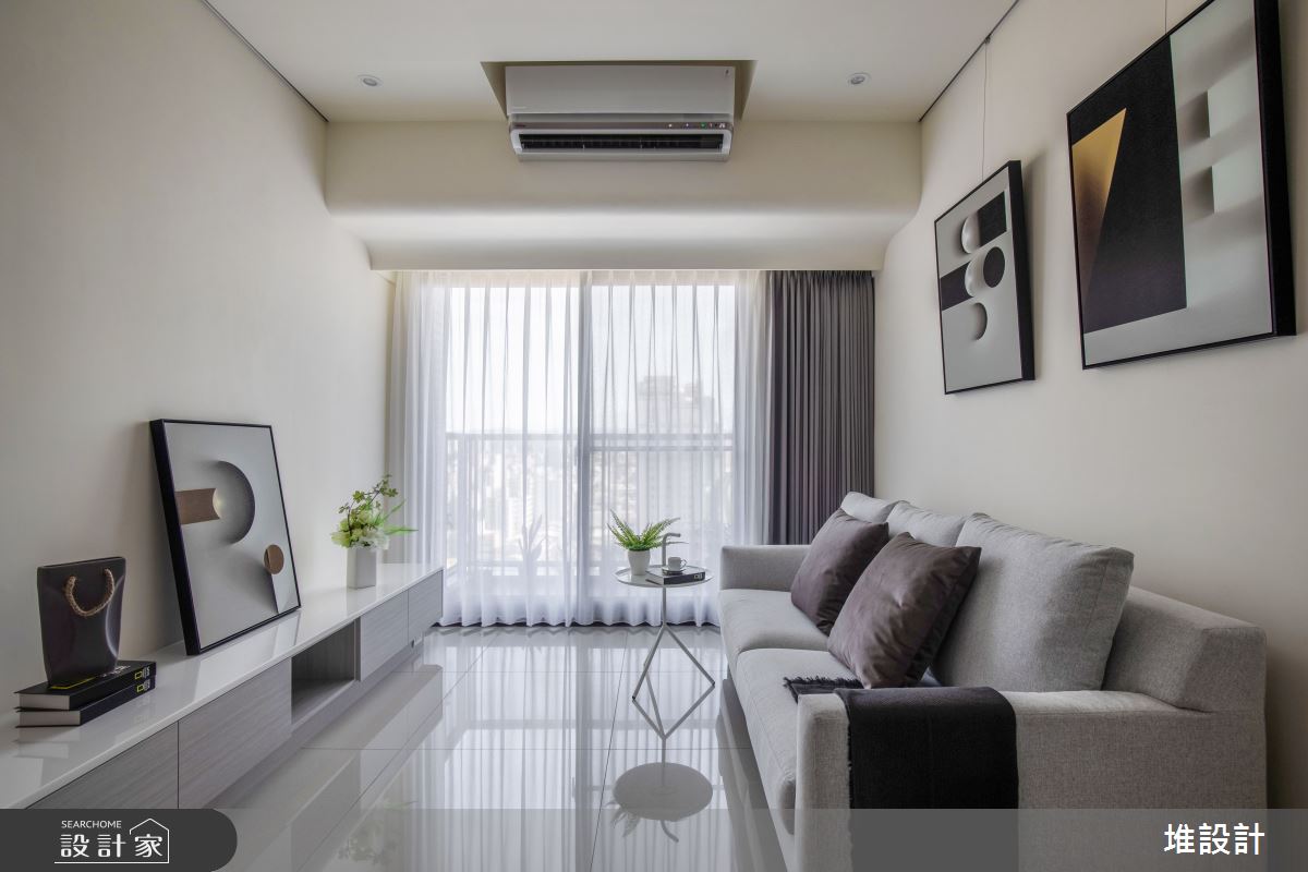 17坪新成屋(5年以下)＿現代北歐風客廳案例圖片＿堆設計室內裝修＿堆設計_12之7