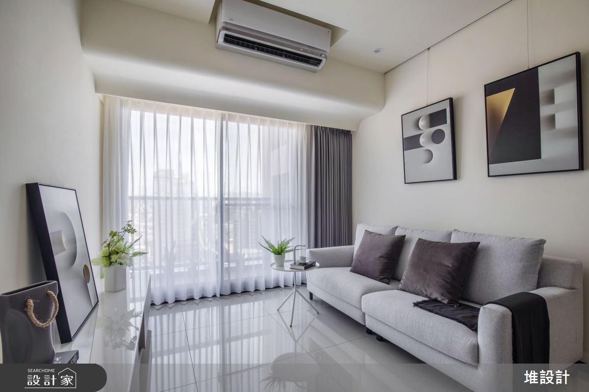 17坪新成屋(5年以下)＿現代北歐風客廳案例圖片＿堆設計室內裝修＿堆設計_12之8