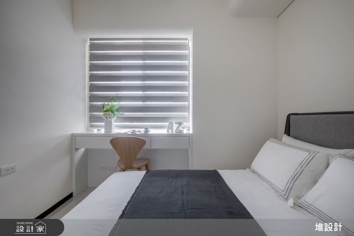 17坪新成屋(5年以下)＿現代北歐風臥室案例圖片＿堆設計室內裝修＿堆設計_12之21