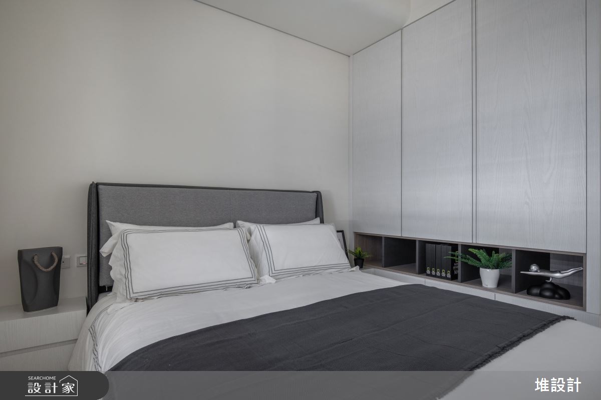 17坪新成屋(5年以下)＿現代北歐風臥室案例圖片＿堆設計室內裝修＿堆設計_12之19