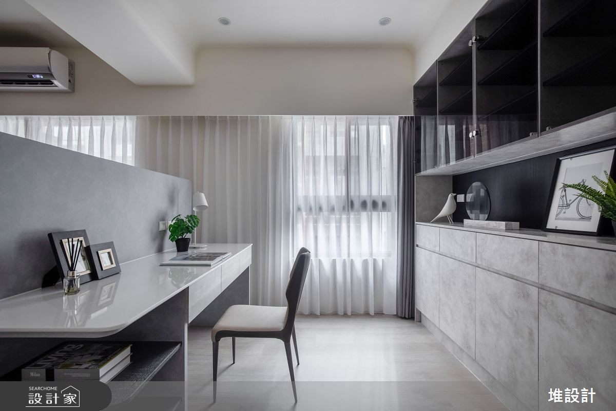 24坪新成屋(5年以下)＿現代工業風書房案例圖片＿堆設計室內裝修＿堆設計_13之23