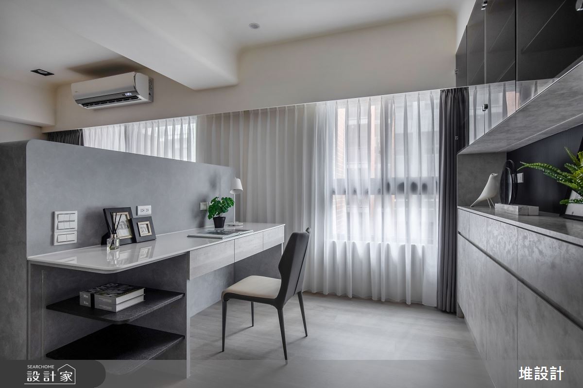 24坪新成屋(5年以下)＿現代工業風書房案例圖片＿堆設計室內裝修＿堆設計_13之24