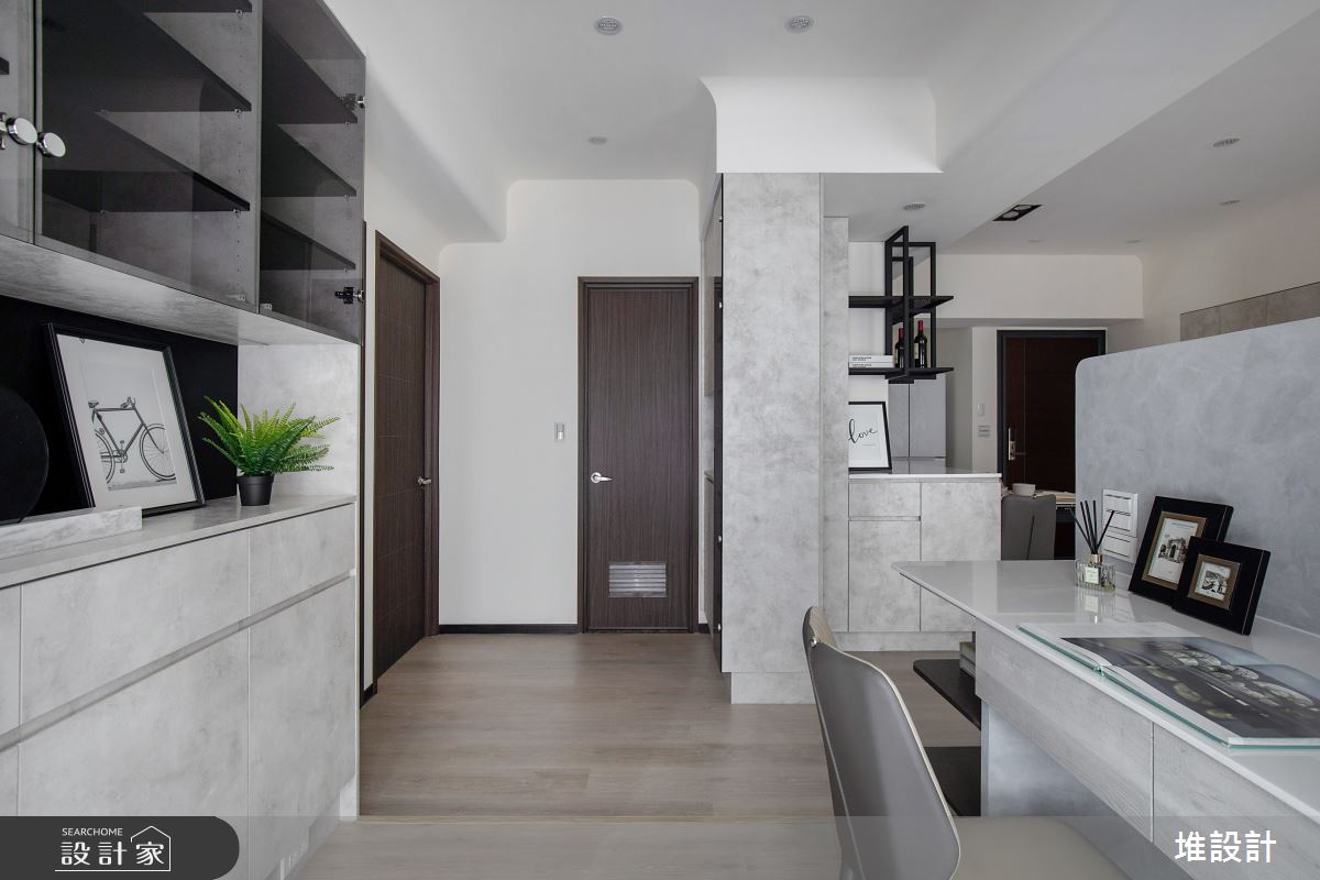 24坪新成屋(5年以下)＿現代工業風書房案例圖片＿堆設計室內裝修＿堆設計_13之25