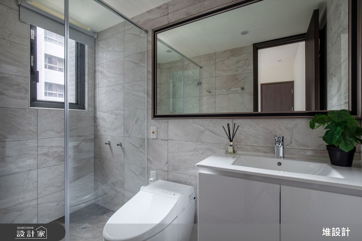24坪新成屋(5年以下)＿現代工業風浴室案例圖片＿堆設計室內裝修＿堆設計_13之35