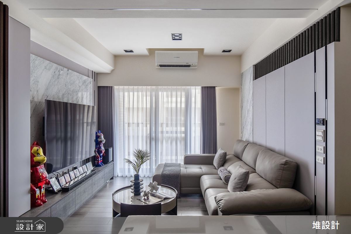 25坪新成屋(5年以下)＿現代風客廳案例圖片＿堆設計室內裝修＿堆設計_15之6