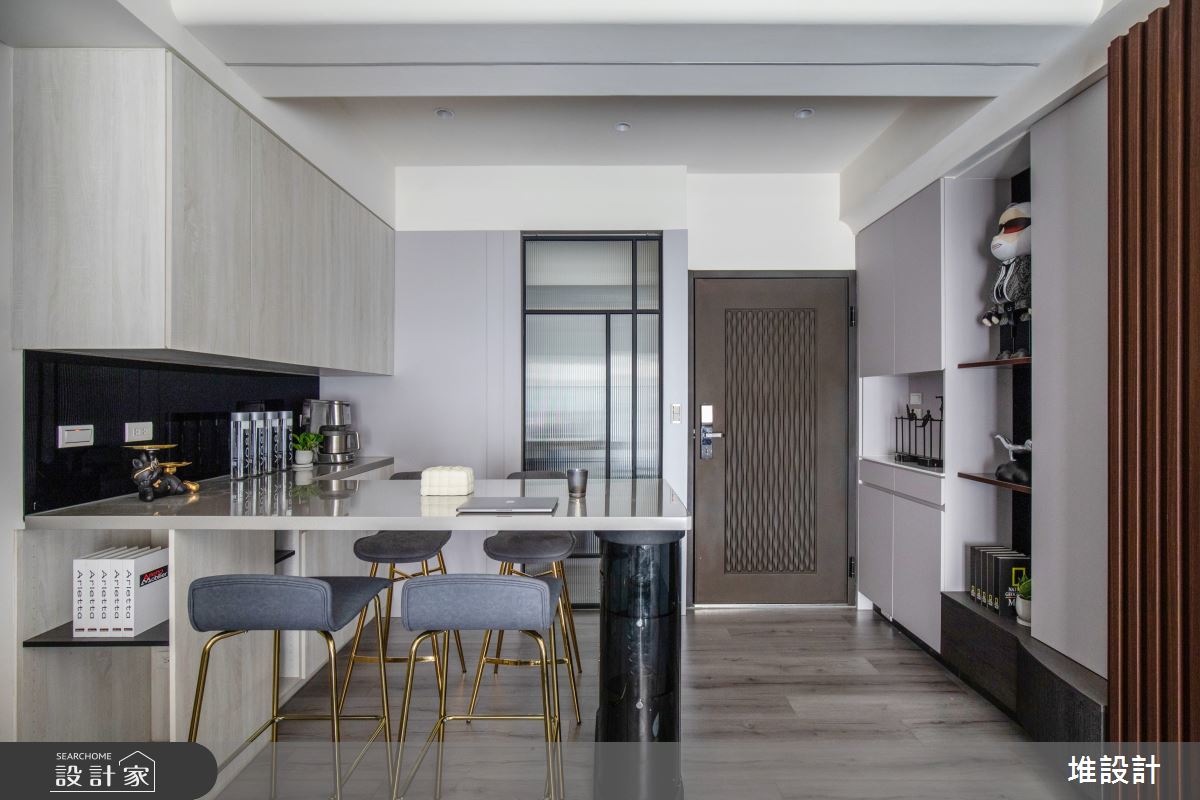 25坪新成屋(5年以下)＿現代風玄關餐廳吧檯案例圖片＿堆設計室內裝修＿堆設計_15之7