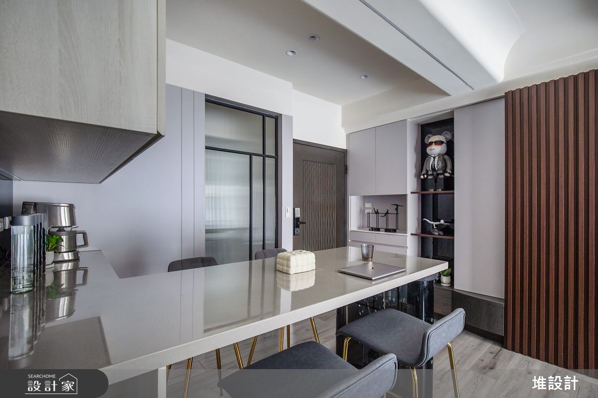 25坪新成屋(5年以下)＿現代風玄關餐廳吧檯案例圖片＿堆設計室內裝修＿堆設計_15之9