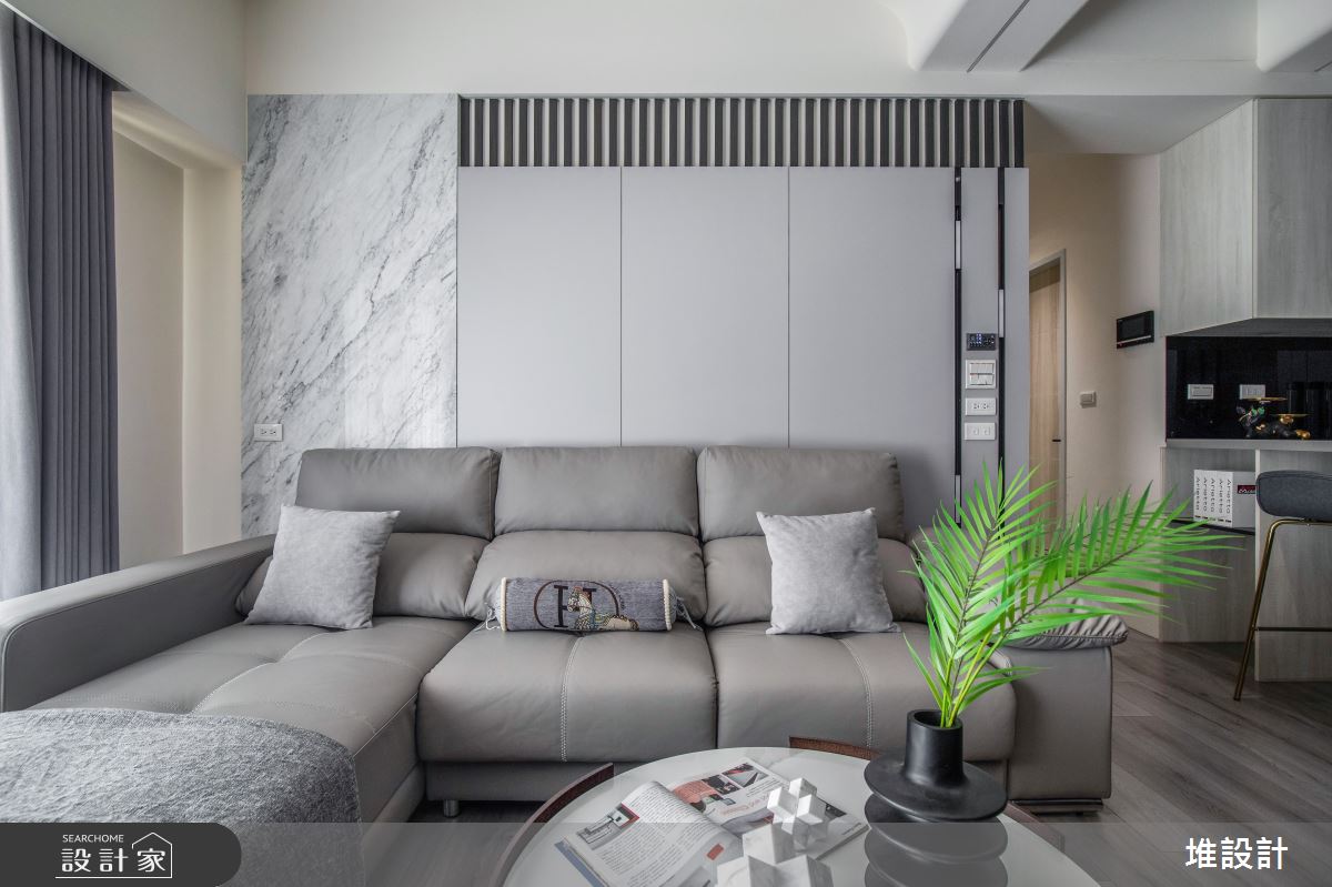 25坪新成屋(5年以下)＿現代風客廳案例圖片＿堆設計室內裝修＿堆設計_15之18