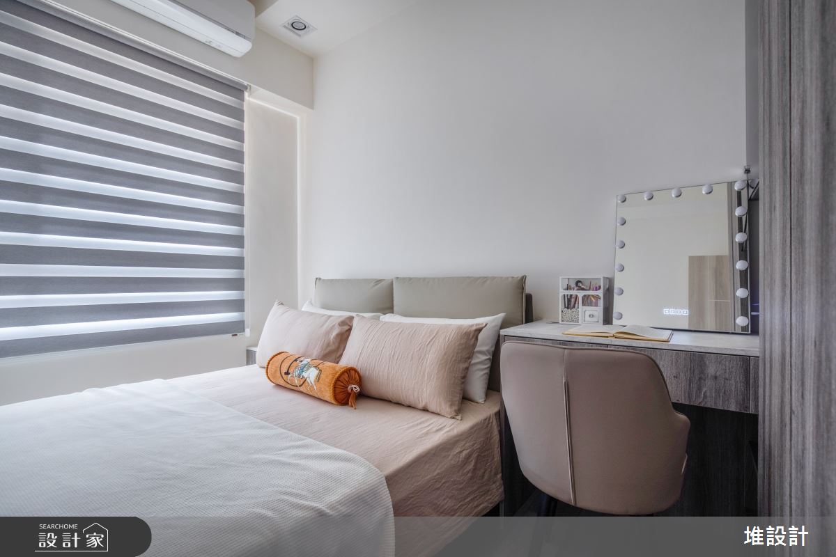 25坪新成屋(5年以下)＿現代風臥室案例圖片＿堆設計室內裝修＿堆設計_15之24