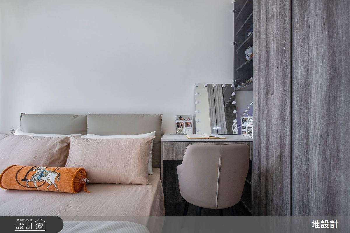 25坪新成屋(5年以下)＿現代風臥室案例圖片＿堆設計室內裝修＿堆設計_15之25