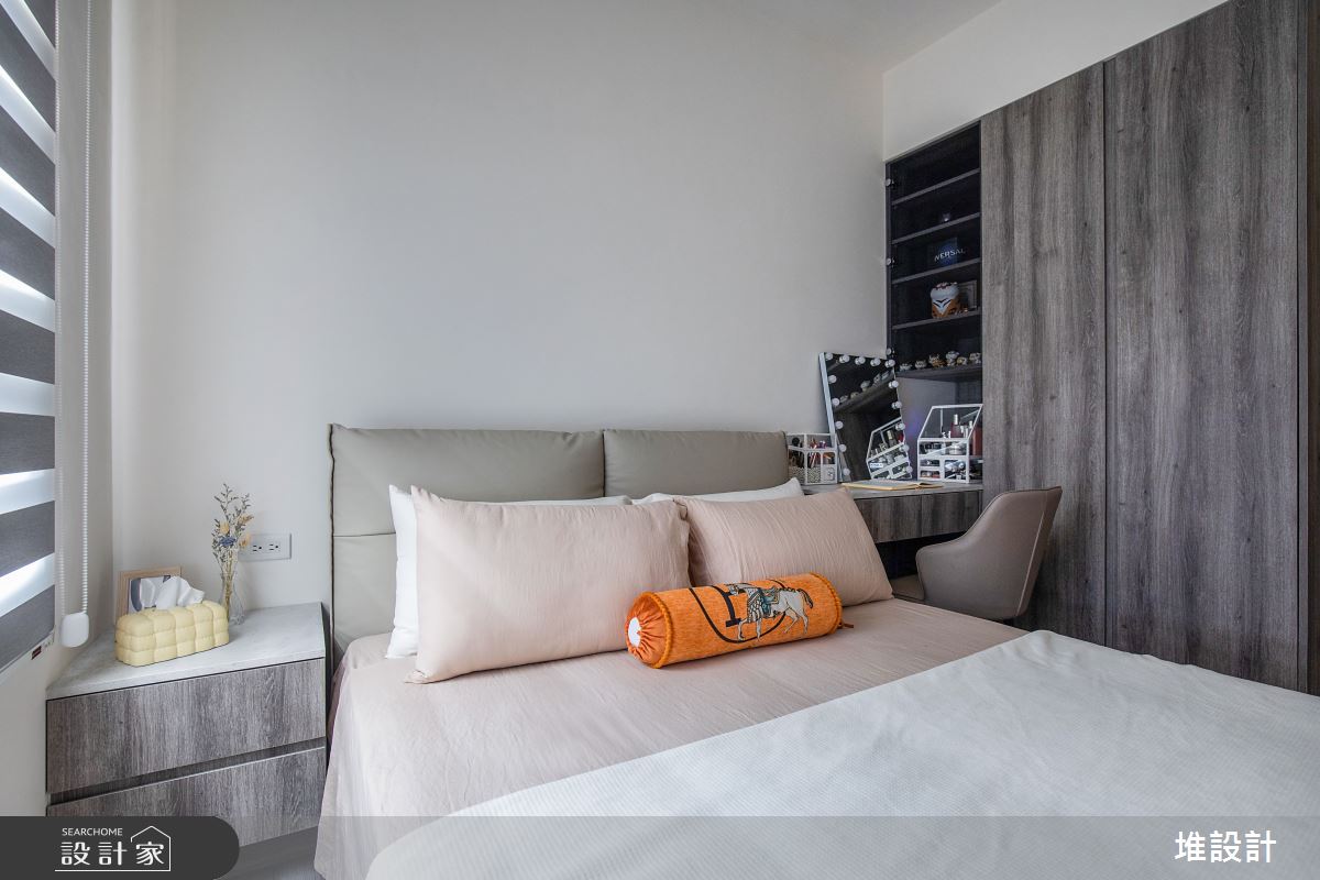 25坪新成屋(5年以下)＿現代風臥室案例圖片＿堆設計室內裝修＿堆設計_15之804