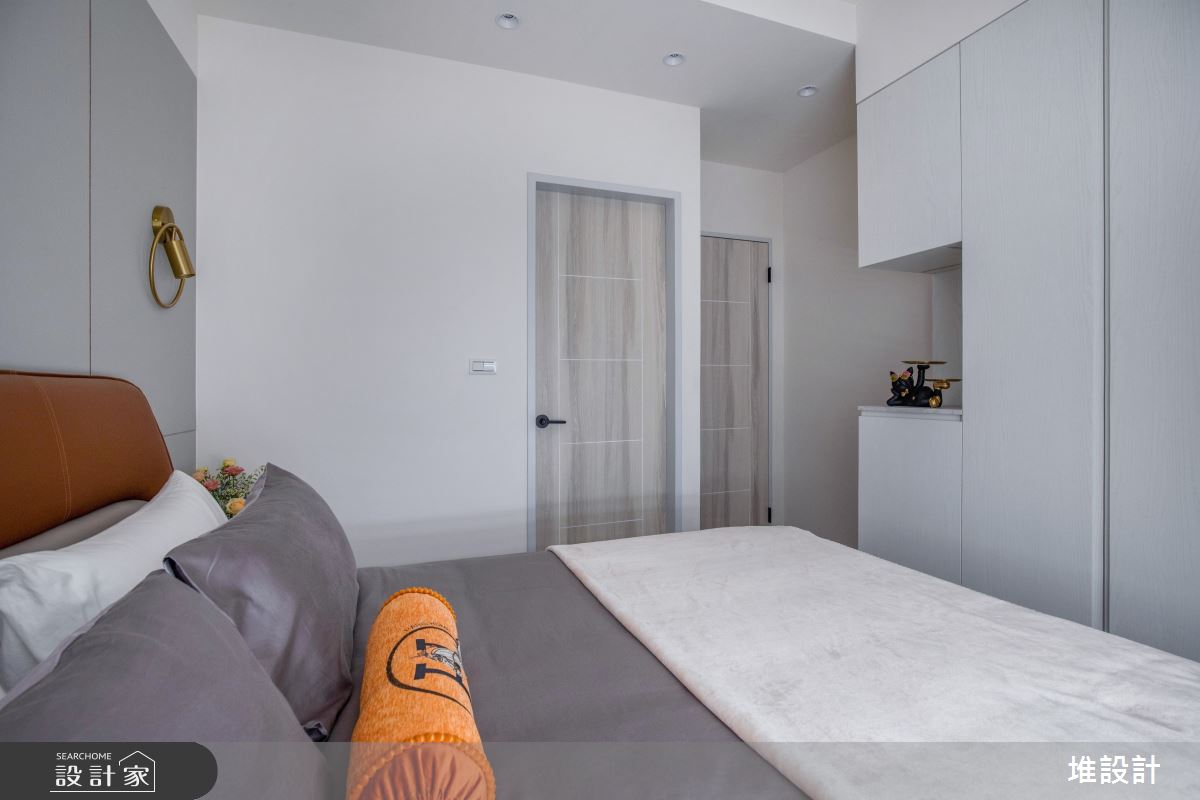 25坪新成屋(5年以下)＿現代風臥室案例圖片＿堆設計室內裝修＿堆設計_15之34