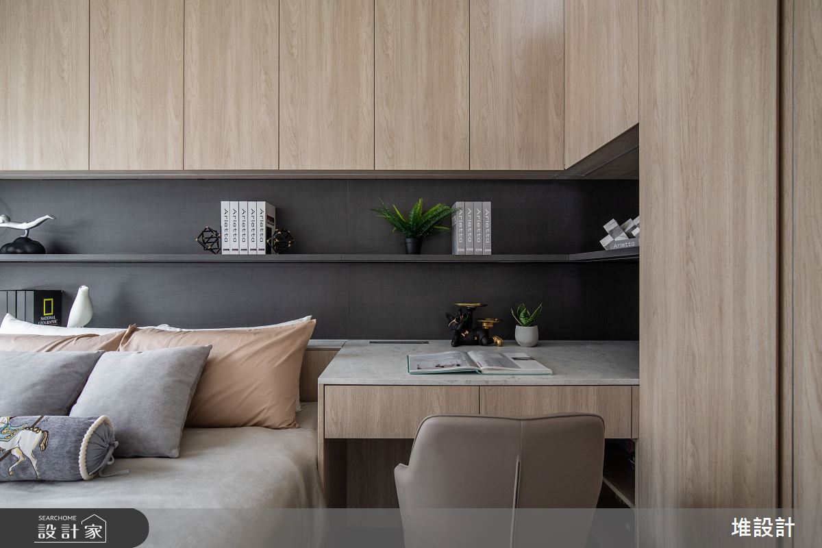 25坪新成屋(5年以下)＿現代風臥室案例圖片＿堆設計室內裝修＿堆設計_15之35