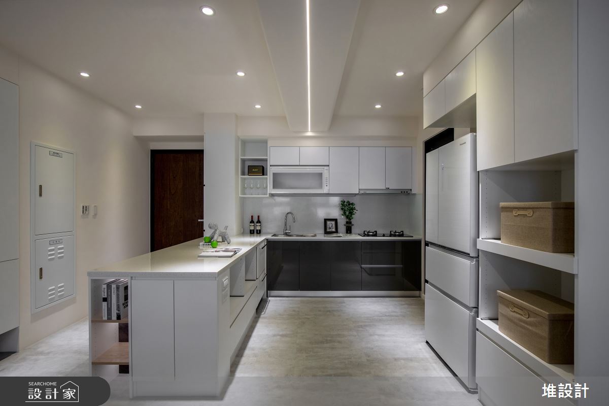 23坪新成屋(5年以下)＿現代風廚房案例圖片＿堆設計室內裝修＿堆設計_17之16