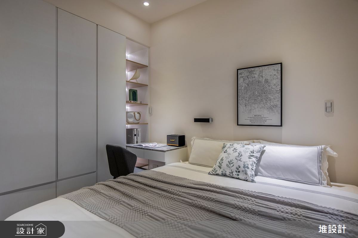 23坪新成屋(5年以下)＿現代風臥室案例圖片＿堆設計室內裝修＿堆設計_17之19