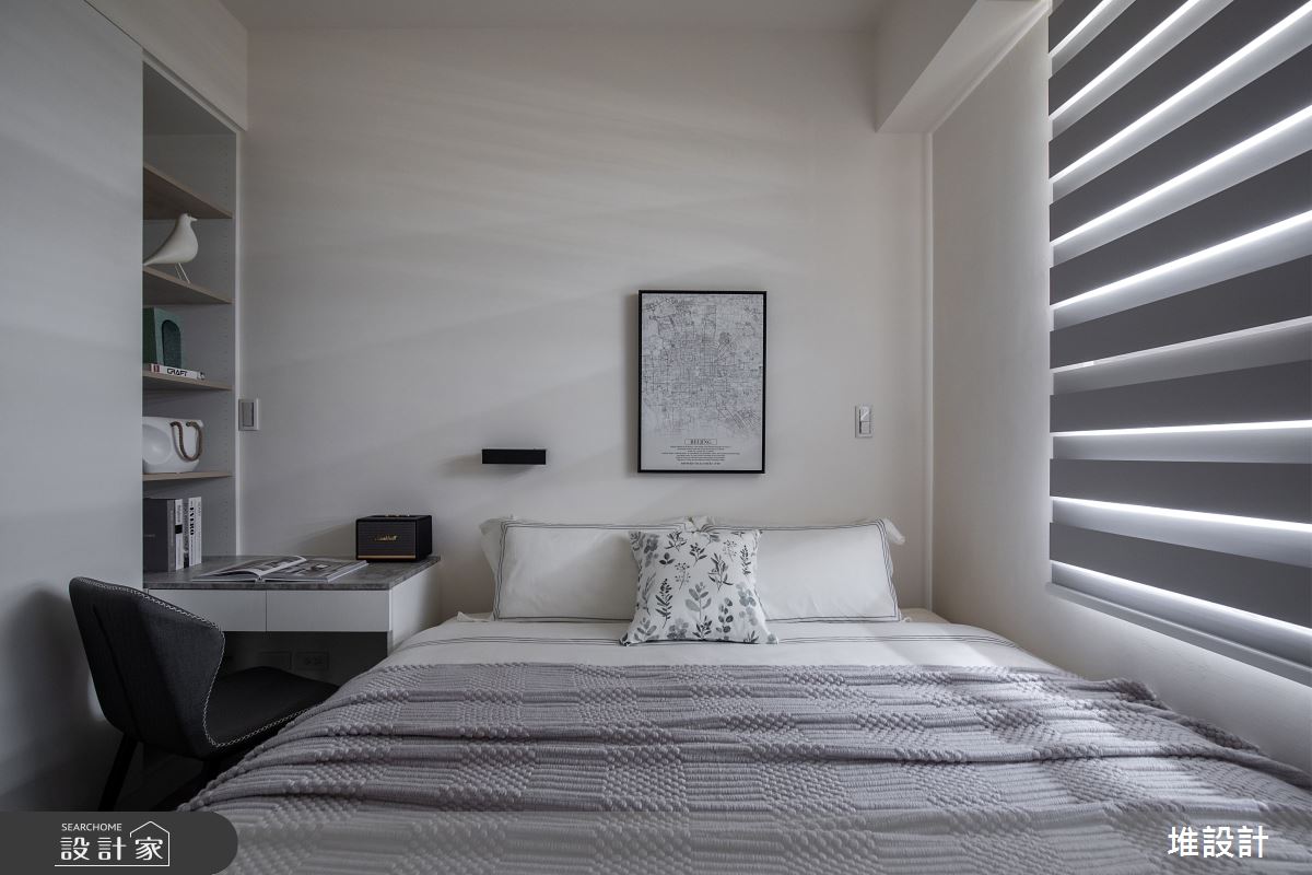 23坪新成屋(5年以下)＿現代風臥室案例圖片＿堆設計室內裝修＿堆設計_17之20