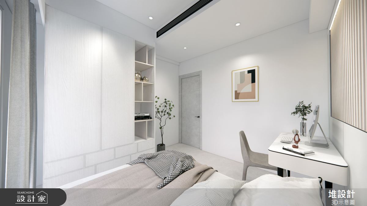25坪新成屋(5年以下)＿現代簡約風兒童房兒童房案例圖片＿堆設計室內裝修＿堆設計_19之7