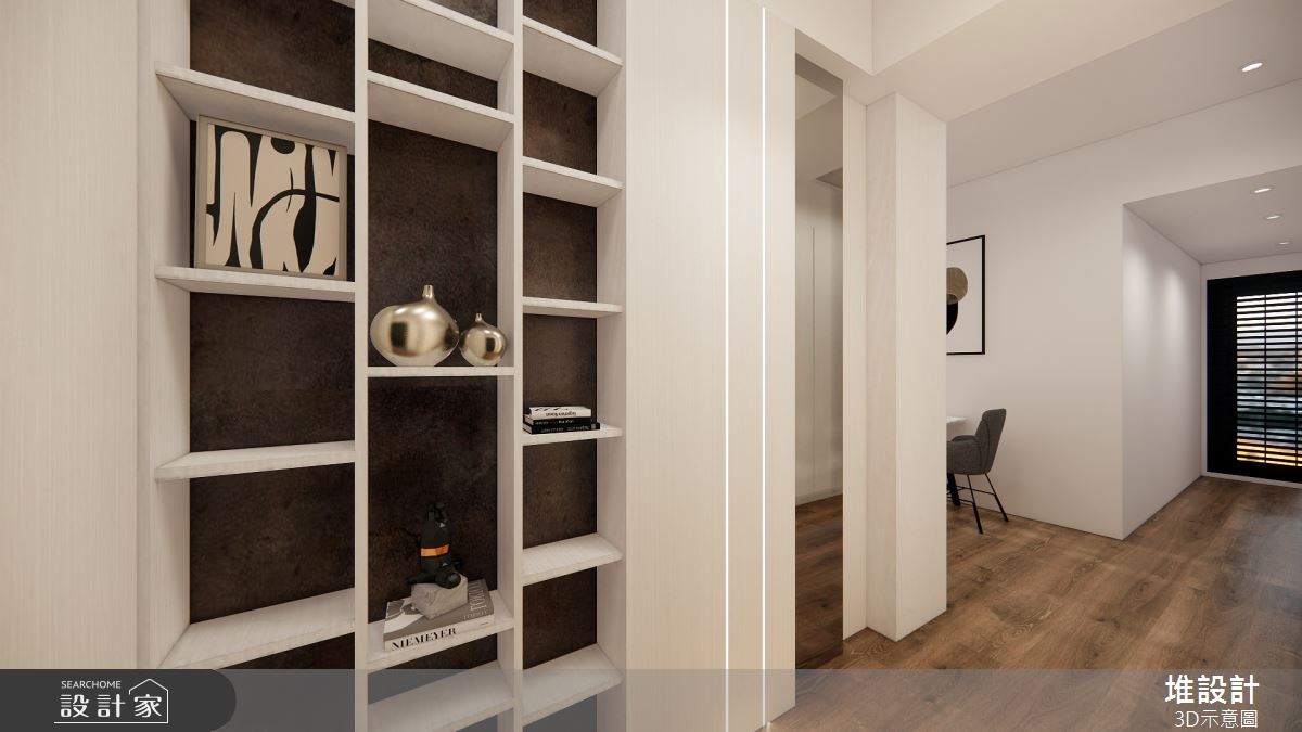 20坪新成屋(5年以下)＿北歐簡約風玄關案例圖片＿堆設計室內裝修＿堆設計_21之1