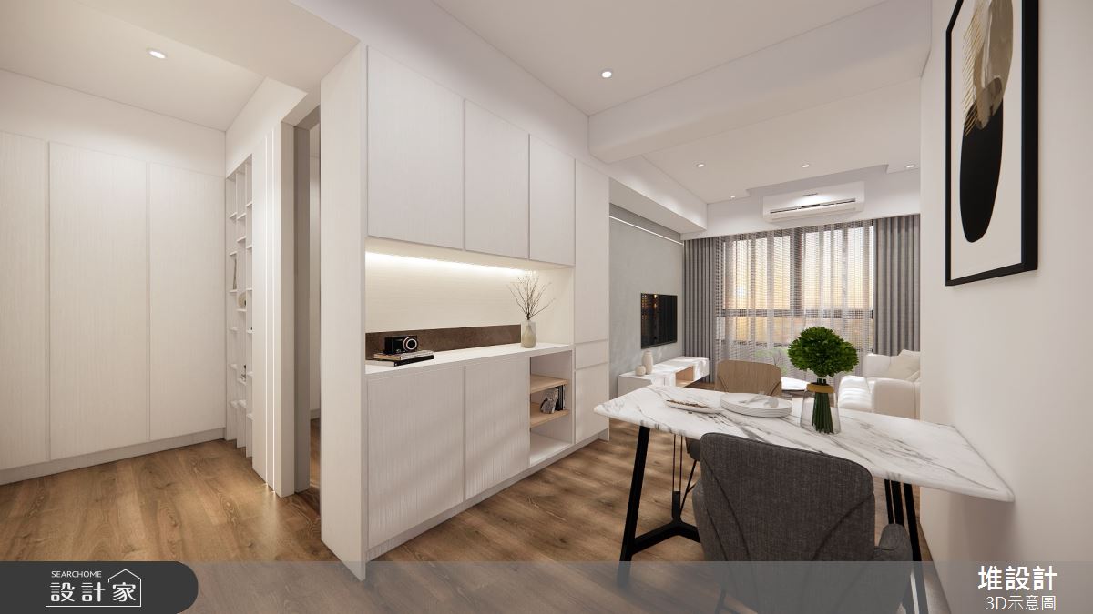 20坪新成屋(5年以下)＿北歐簡約風餐廳案例圖片＿堆設計室內裝修＿堆設計_21之2