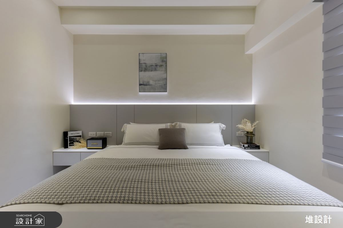 25坪新成屋(5年以下)＿現代簡約風臥室案例圖片＿堆設計室內裝修＿堆設計_22之15