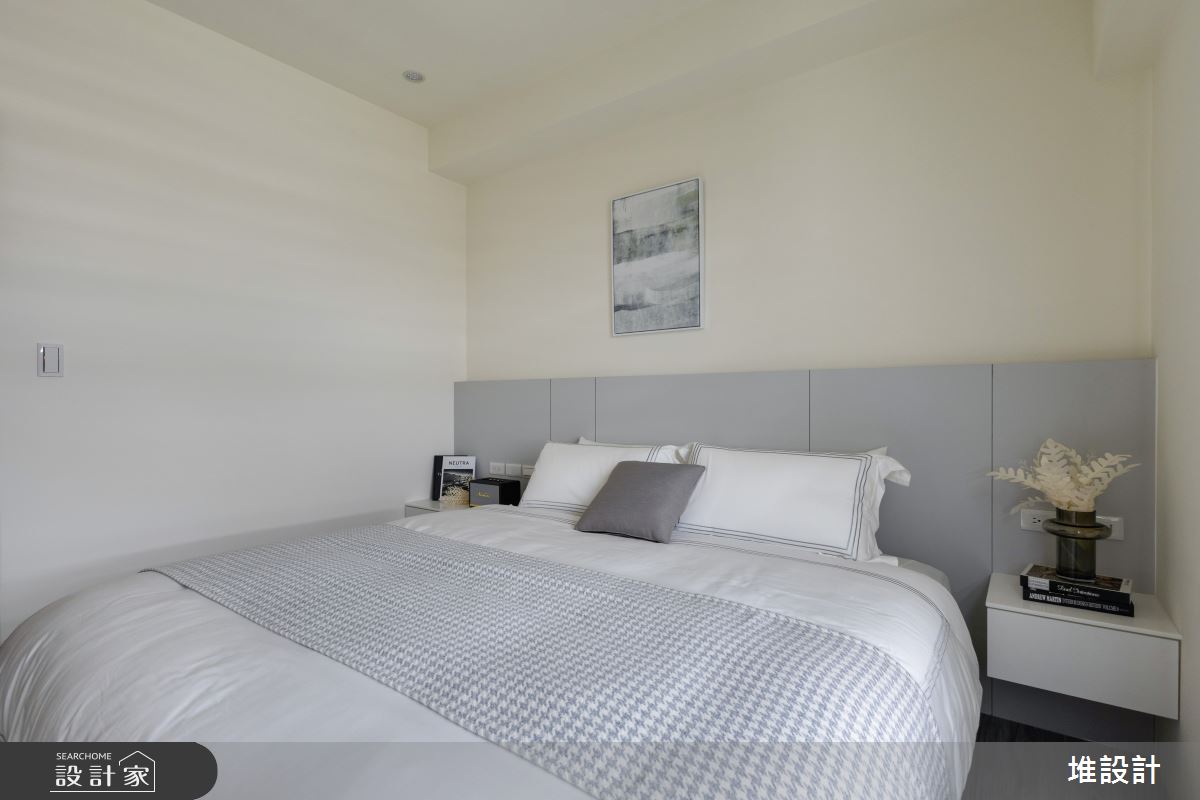 25坪新成屋(5年以下)＿現代簡約風臥室案例圖片＿堆設計室內裝修＿堆設計_22之14