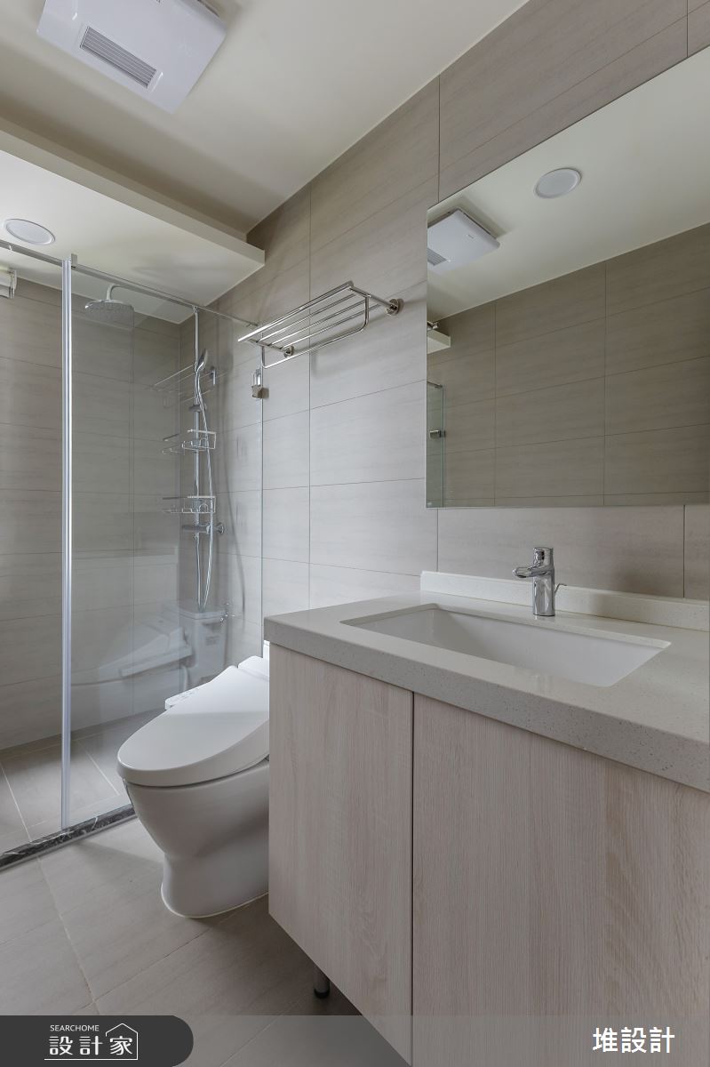25坪新成屋(5年以下)＿現代簡約風浴室案例圖片＿堆設計室內裝修＿堆設計_22之134
