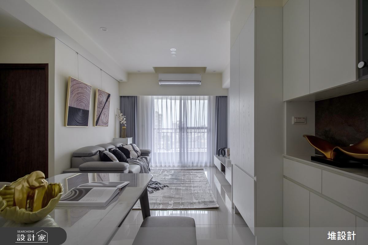 18坪新成屋(5年以下)＿現代簡約風客廳餐廳案例圖片＿堆設計室內裝修＿堆設計_23之1
