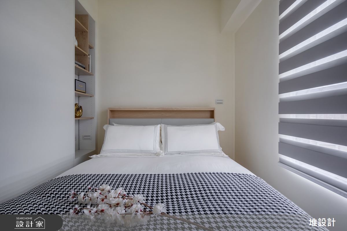 18坪新成屋(5年以下)＿現代簡約風臥室案例圖片＿堆設計室內裝修＿堆設計_23之17