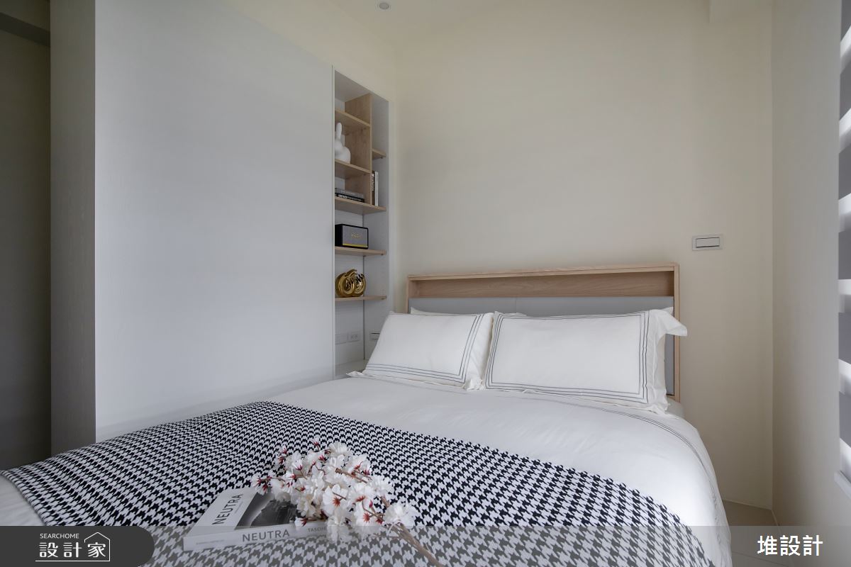 18坪新成屋(5年以下)＿現代簡約風臥室案例圖片＿堆設計室內裝修＿堆設計_23之18