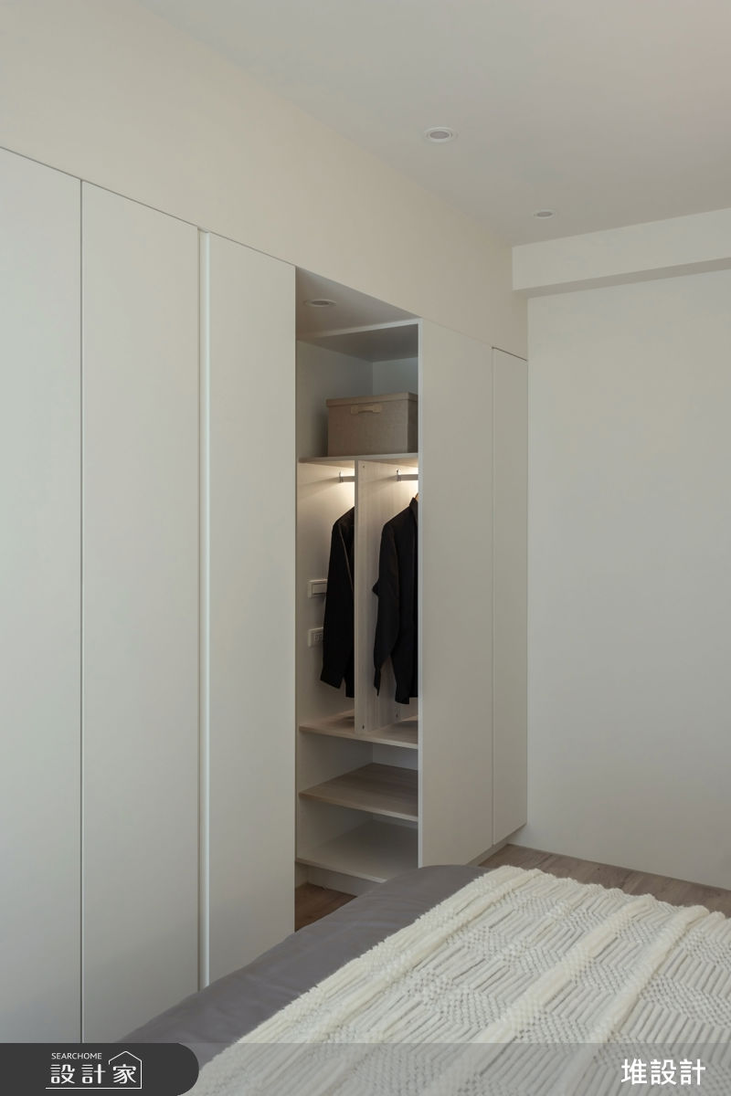 50坪新成屋(5年以下)＿現代簡約風臥室案例圖片＿堆設計室內裝修＿堆設計_24之29