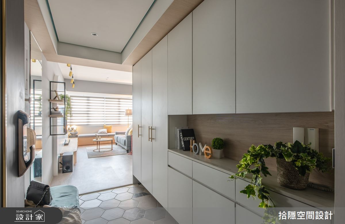 18坪老屋(16~30年)＿北歐風玄關案例圖片＿拾隱空間設計＿拾隱_01輕‧樂活之2