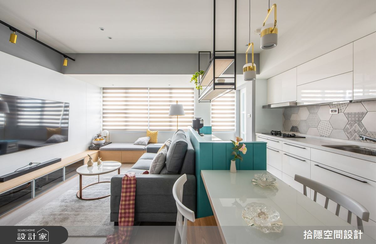 18坪老屋(16~30年)＿北歐風客廳餐廳案例圖片＿拾隱空間設計＿拾隱_01輕‧樂活之3