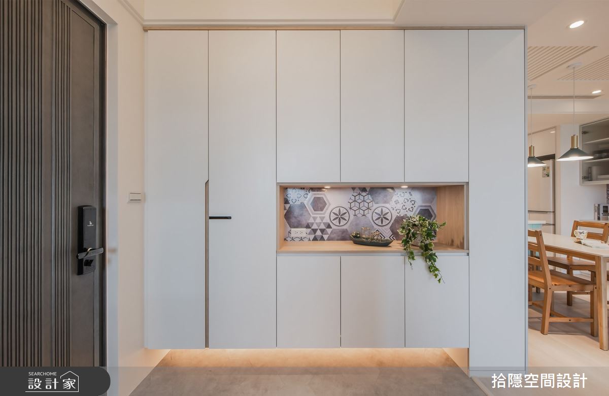 33坪中古屋(5~15年)＿北歐風玄關案例圖片＿拾隱空間設計＿拾隱_02暖居之3