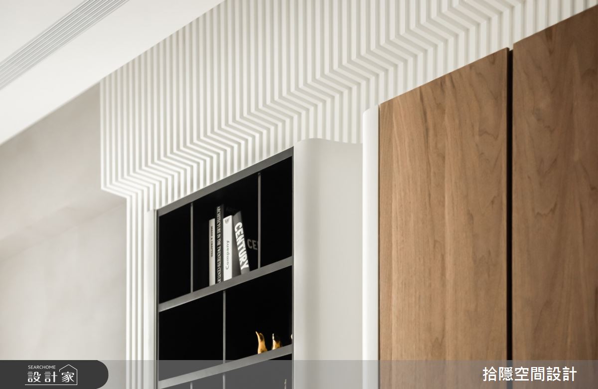 16坪新成屋(5年以下)＿現代風客廳案例圖片＿拾隱空間設計＿拾隱_09晨光熹微之4