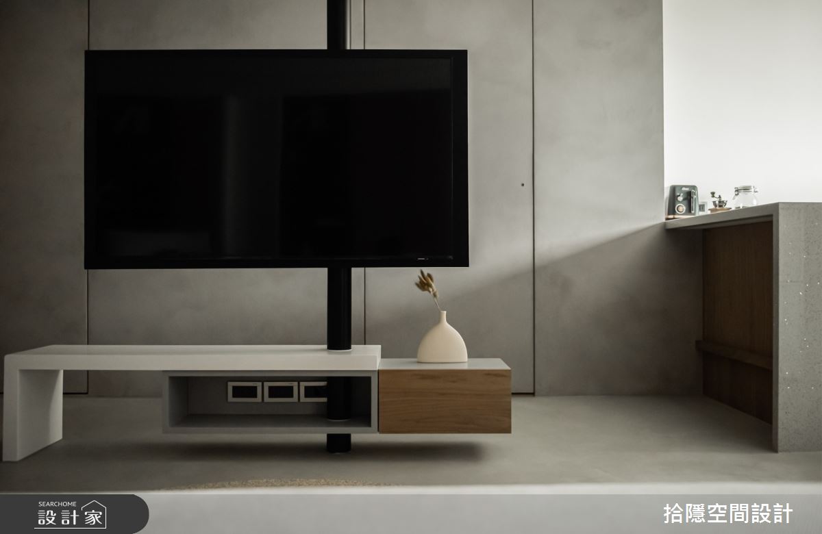 16坪新成屋(5年以下)＿現代風客廳案例圖片＿拾隱空間設計＿拾隱_09晨光熹微之7