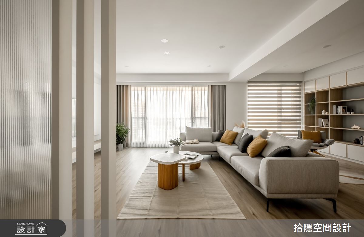 36坪新成屋(5年以下)＿北歐風案例圖片＿拾隱空間設計＿拾隱_11白‧光之3