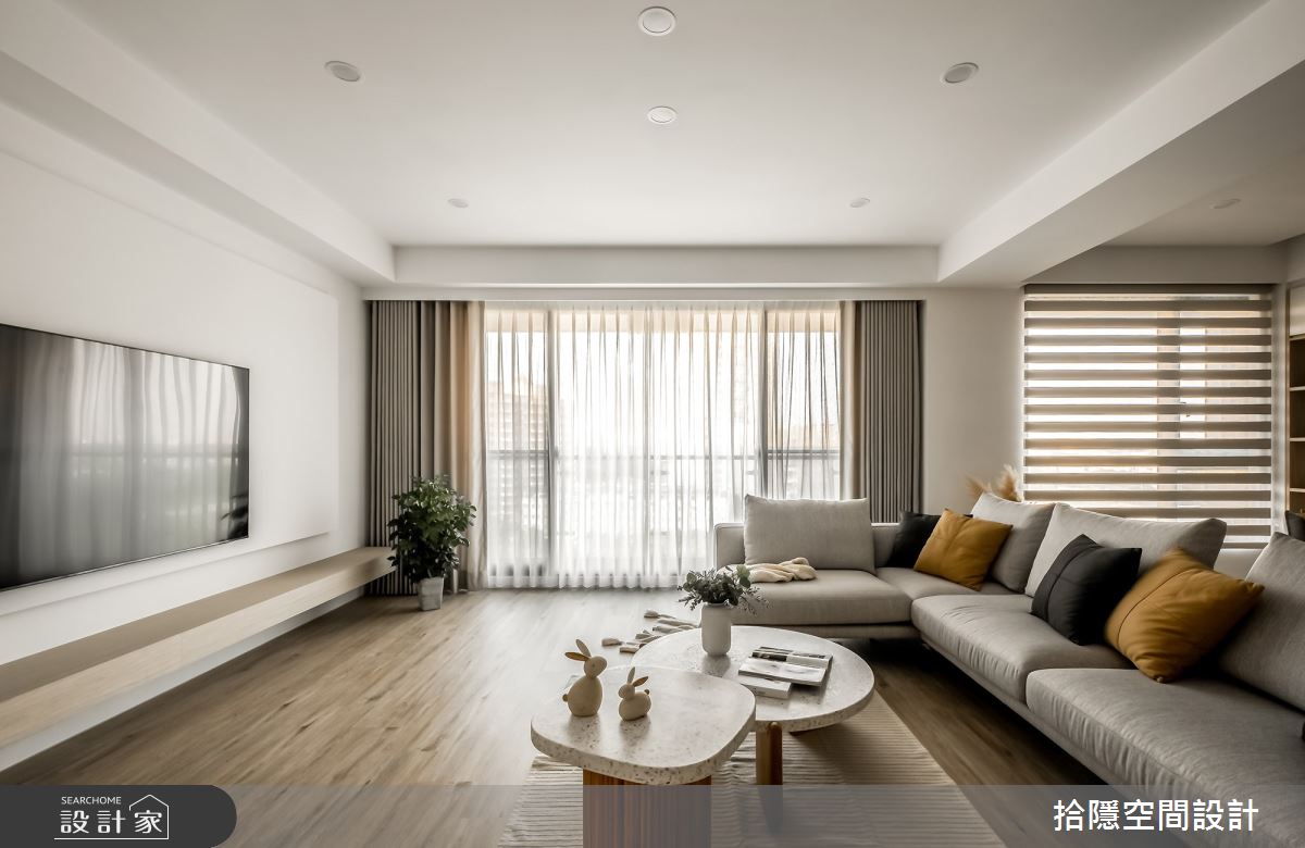 36坪新成屋(5年以下)＿北歐風案例圖片＿拾隱空間設計＿拾隱_11白‧光之4