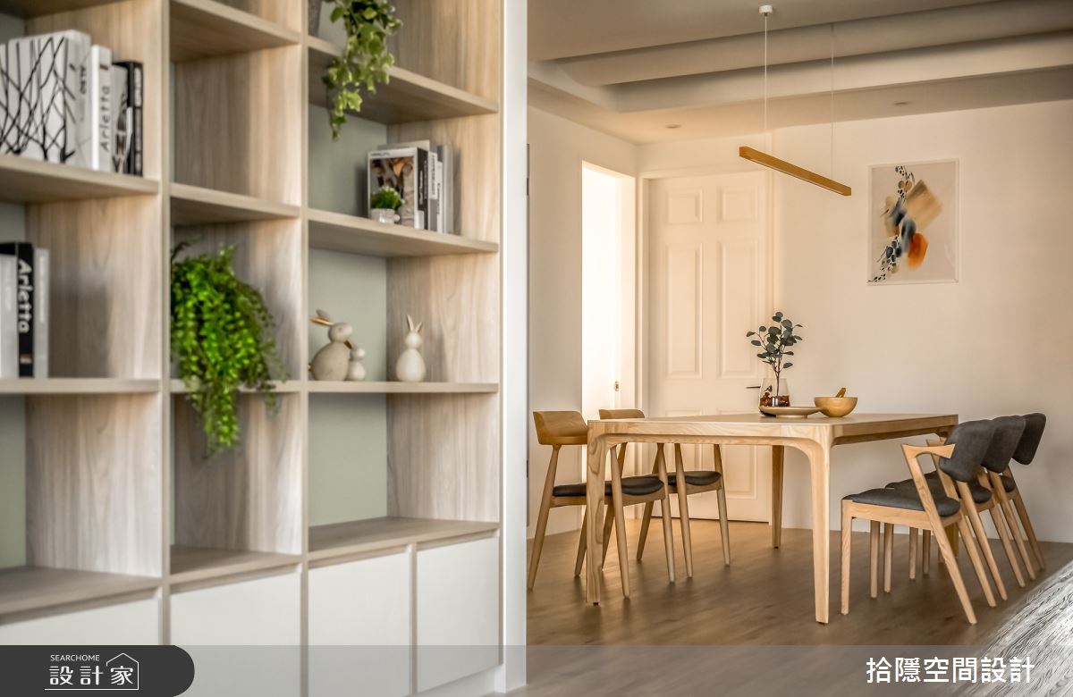 36坪新成屋(5年以下)＿北歐風餐廳案例圖片＿拾隱空間設計＿拾隱_11白‧光之12