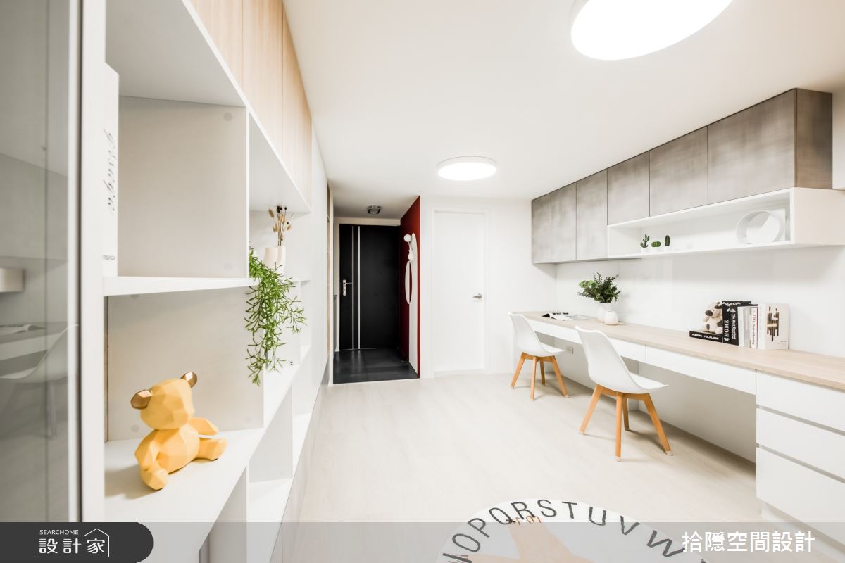 65坪老屋(16~30年)＿北歐風書房工作區案例圖片＿拾隱空間設計＿拾隱_12之9
