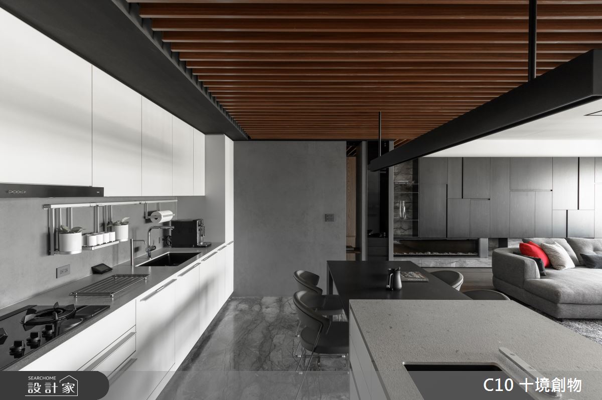 60坪新成屋(5年以下)＿現代風客廳餐廳案例圖片＿十境創物空間設計有限公司＿十境_蛻色之18