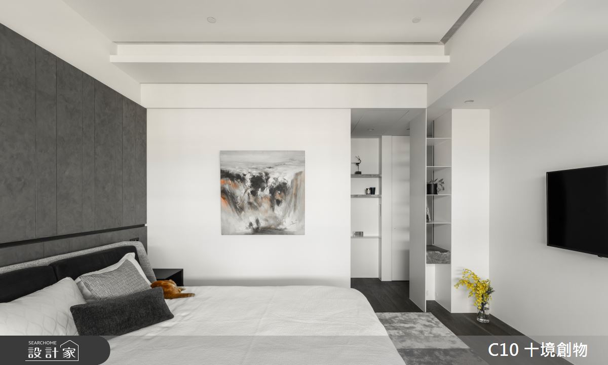60坪新成屋(5年以下)＿現代風臥室案例圖片＿十境創物空間設計有限公司＿十境_蛻色之28