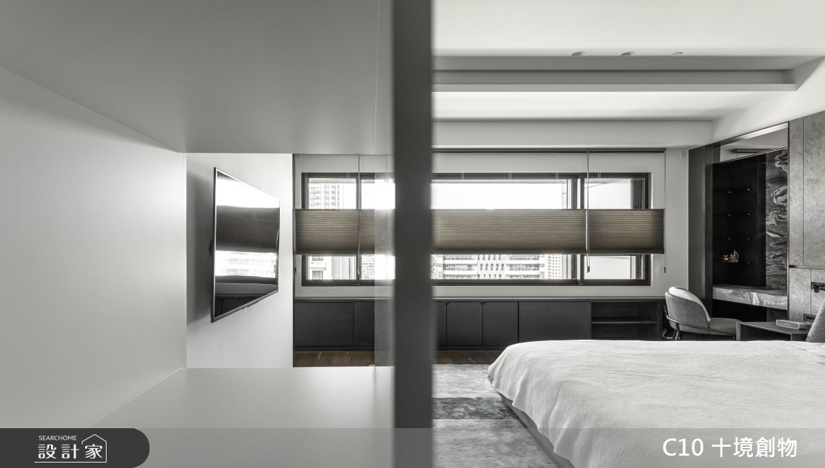 60坪新成屋(5年以下)＿現代風臥室案例圖片＿十境創物空間設計有限公司＿十境_蛻色之30