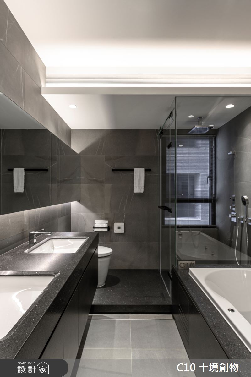 60坪新成屋(5年以下)＿現代風浴室案例圖片＿十境創物空間設計有限公司＿十境_蛻色之31