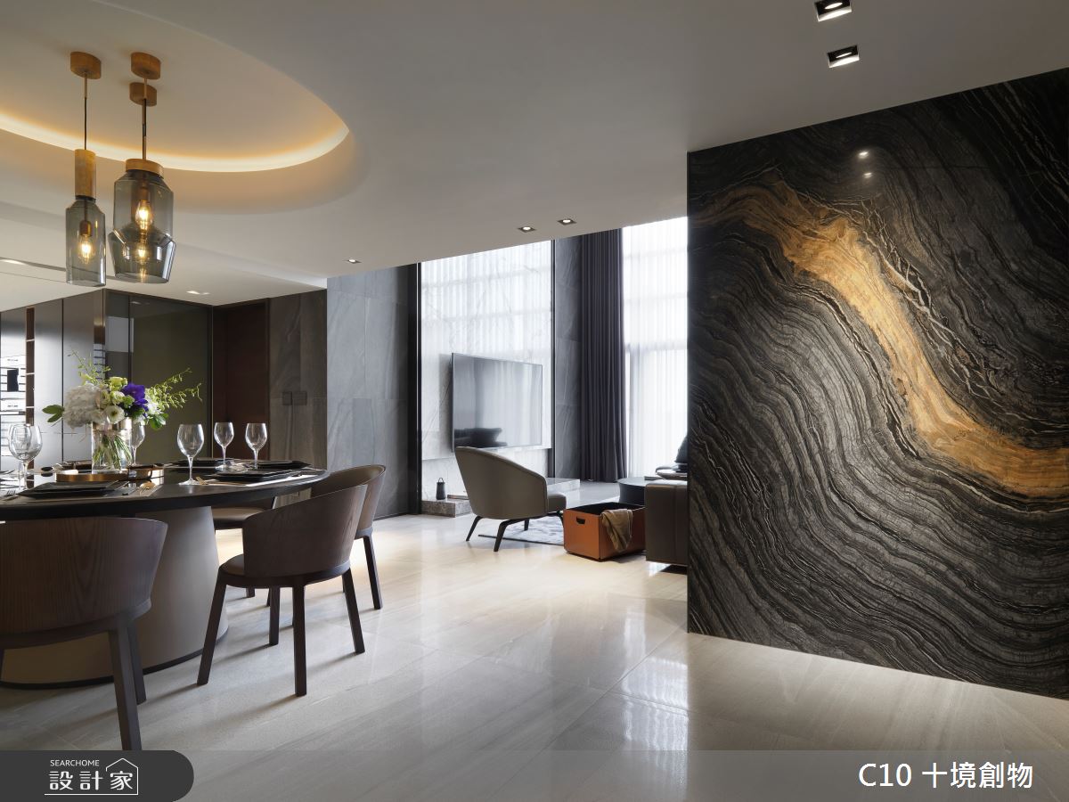 120坪中古屋(5~15年)＿現代風客廳案例圖片＿十境創物空間設計有限公司＿十境_冰壺玉衡之2