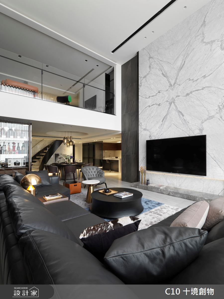 120坪中古屋(5~15年)＿現代風客廳案例圖片＿十境創物空間設計有限公司＿十境_冰壺玉衡之5