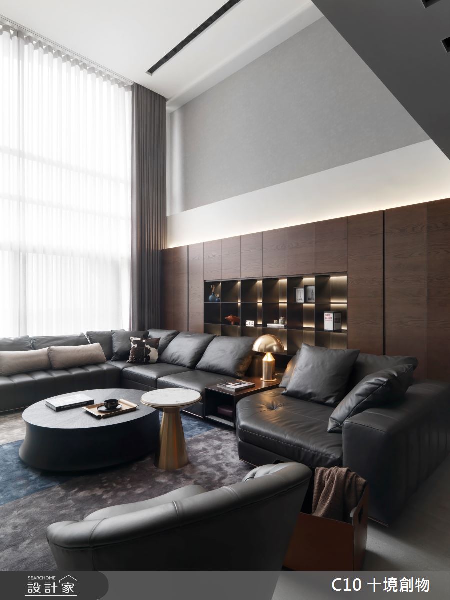 120坪中古屋(5~15年)＿現代風客廳案例圖片＿十境創物空間設計有限公司＿十境_冰壺玉衡之6
