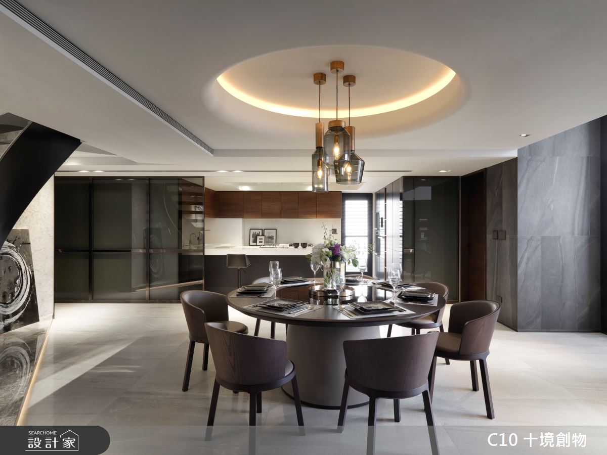 120坪中古屋(5~15年)＿現代風餐廳案例圖片＿十境創物空間設計有限公司＿十境_冰壺玉衡之11