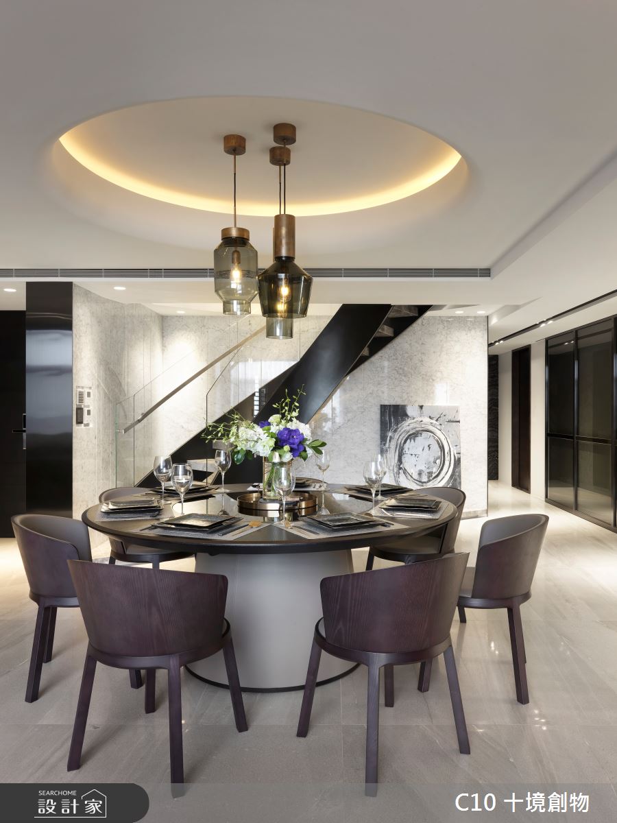120坪中古屋(5~15年)＿現代風餐廳案例圖片＿十境創物空間設計有限公司＿十境_冰壺玉衡之12