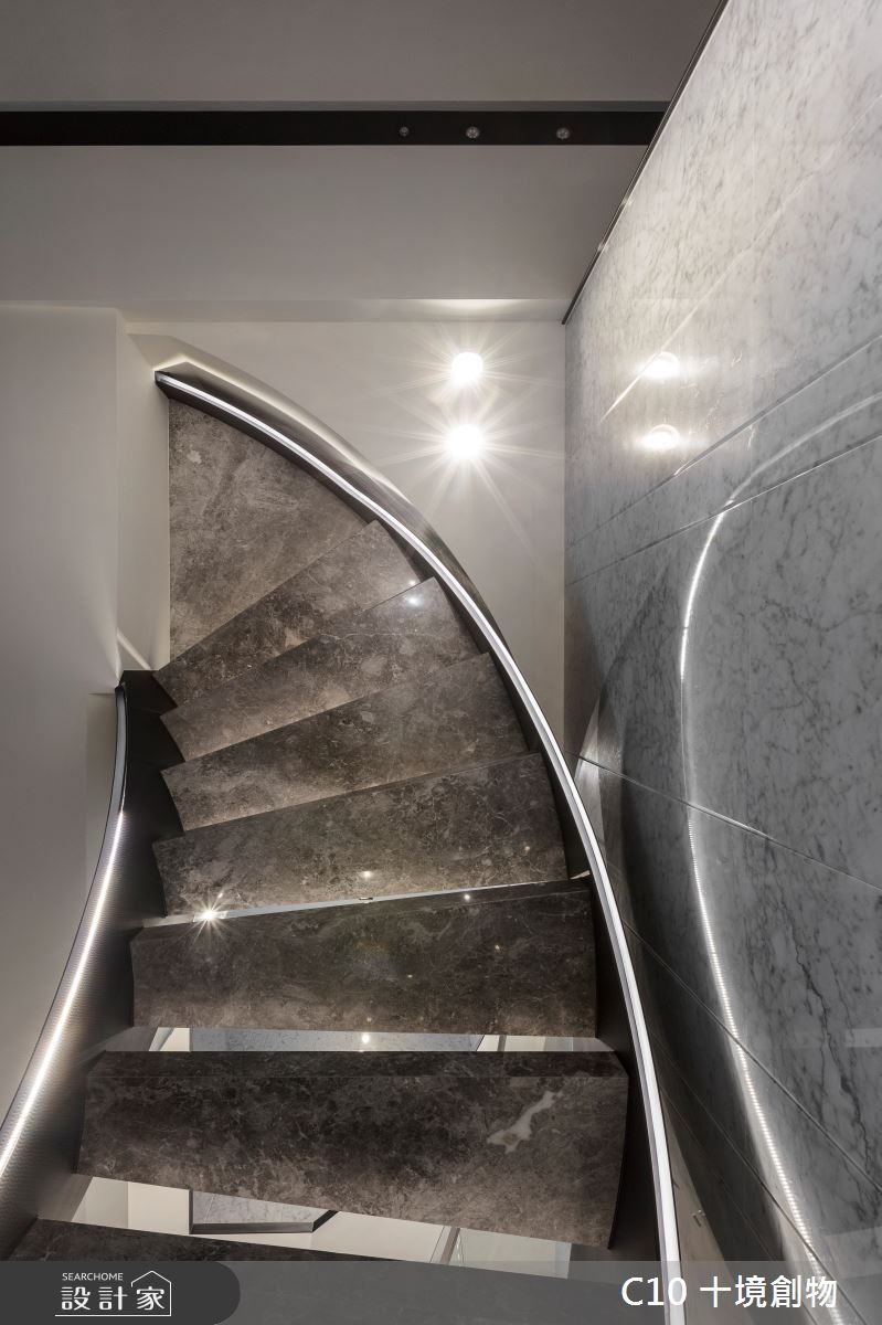 120坪中古屋(5~15年)＿現代風樓梯走廊案例圖片＿十境創物空間設計有限公司＿十境_冰壺玉衡之15